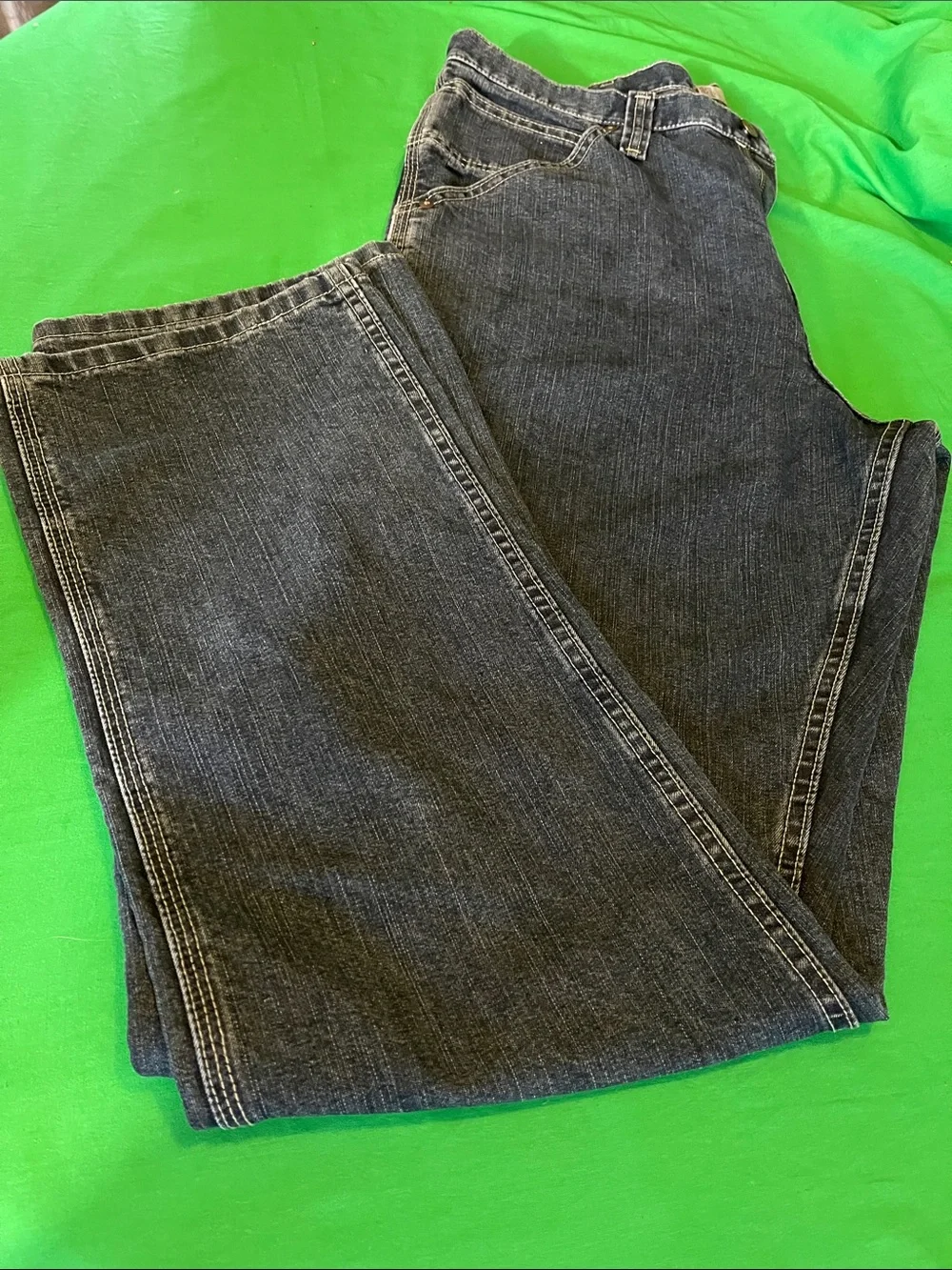 Lee Dark Wash Straight-Leg Denim Jeans